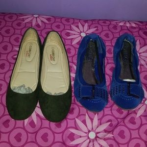 2 pairs of loafers